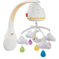 FISHER-PRICE GRP99 Traumhaftes Wolken-Mobile mit Licht, Musik und Geräusch-Sensor von Fisher-Price