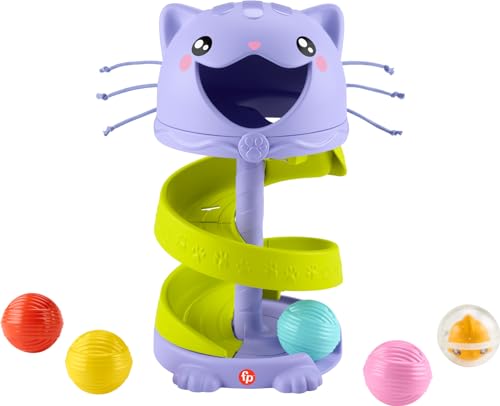 Fisher-Price Baby & Toddler Toy FP Pets Purrr-FECT Ball Tower Activity Center for Developmental Play Ages 9+ von Fisher-Price