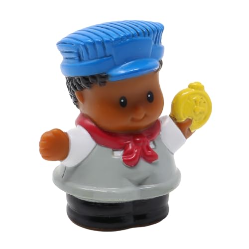 Fisher-Price Ersatzteil Little People Collectible Fun Sounds Train Playset 77999 - Afrikanisch-Amerikanischer Zugleiter-Ingenieur Michael Figur von Fisher-Price