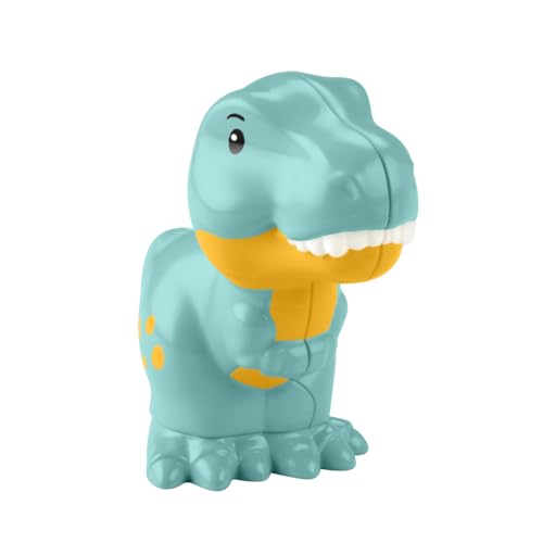 Fisher-Price Ersatzteil Little People Dinosaurier Dorf Spielset HYH69 - Enthält blaue und gelbe T-Rex-Figur von Fisher-Price