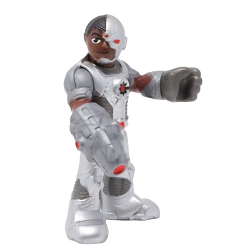 Fisher-Price Ersatzteil für Collectible Imaginext Inspired by DC Superfriends Cyborg und Red Tornado Playset BBF22 - Ersatz bewegliche Cyborg Figur mit Armkanone von Fisher-Price