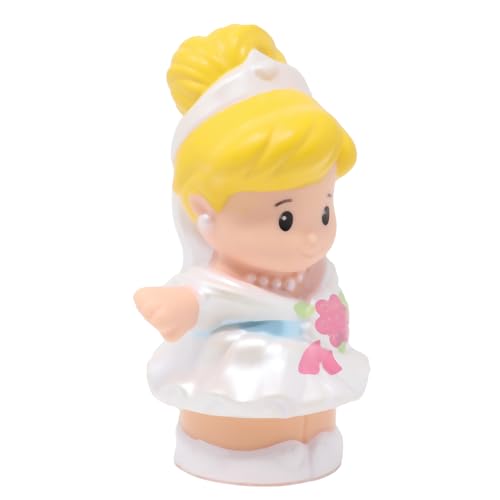 Fisher-Price Ersatzteil für Sammlerstück Little People Prinzessin Hochzeit Schloss Puppenhaus Spielset Y1579 - Ersatz Braut Cinderella Figur - Talking Castle Base von Fisher-Price