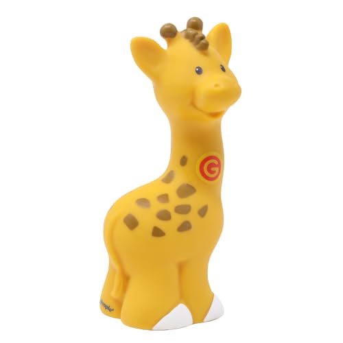 Fisher-Price Ersatzteil für Sammlerstück Little People Safari Zirkus A bis Z Learning Zoo Spielset J0134 - Ersatz Giraffe Figur Buchstabe G von Fisher-Price