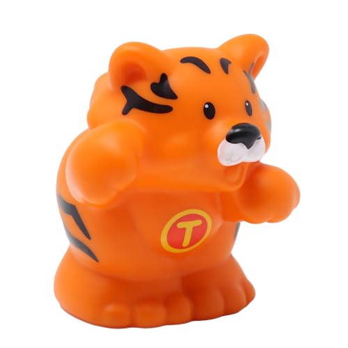 Fisher-Price Ersatzteil für Sammlerstück Little People Safari Zirkus A bis Z Learning Zoo Spielset J0134 - Ersatz Tiger Figur Buchstabe T von Fisher-Price