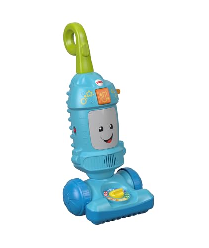 Fisher-Price Laugh & Learn Light-Up Learning Vacuum, Baby and Toddler Push Toy, Multicolour, Ages 12-36 Months FNR97 von Fisher-Price