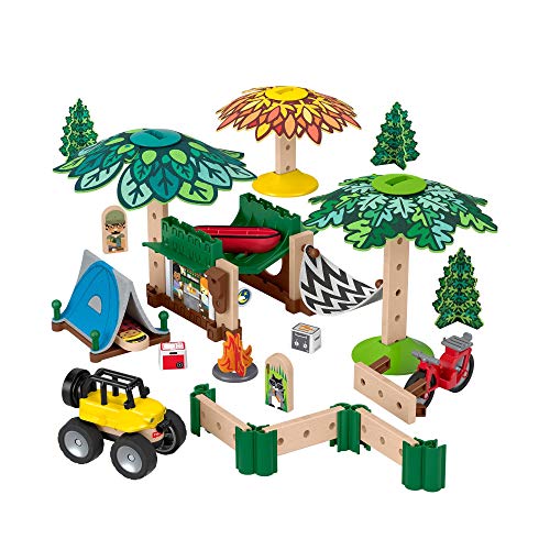 Fisher-Price GFJ10 - Wunder Werker Holzspielzeug Campingplatz Spielset aus FSC zertifiziertem Holz, Spielzeug ab 3 Jahren Mehrfarbig Fisher-Price GFJ10 - Wunder Werker Holzspielzeug Campingplatz Spielset aus FSC zertifiziertem Holz, Spielzeug ab 3 Jahren Mehrfarbig von Fisher-Price