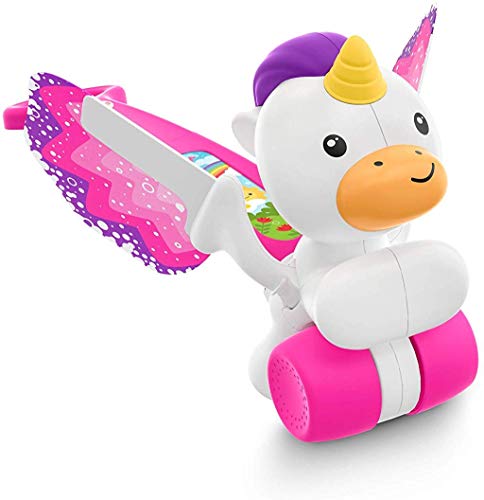 Fisher-Price GJD74 Dream Land Push-Einhorn, Mehrfarbig von Fisher-Price