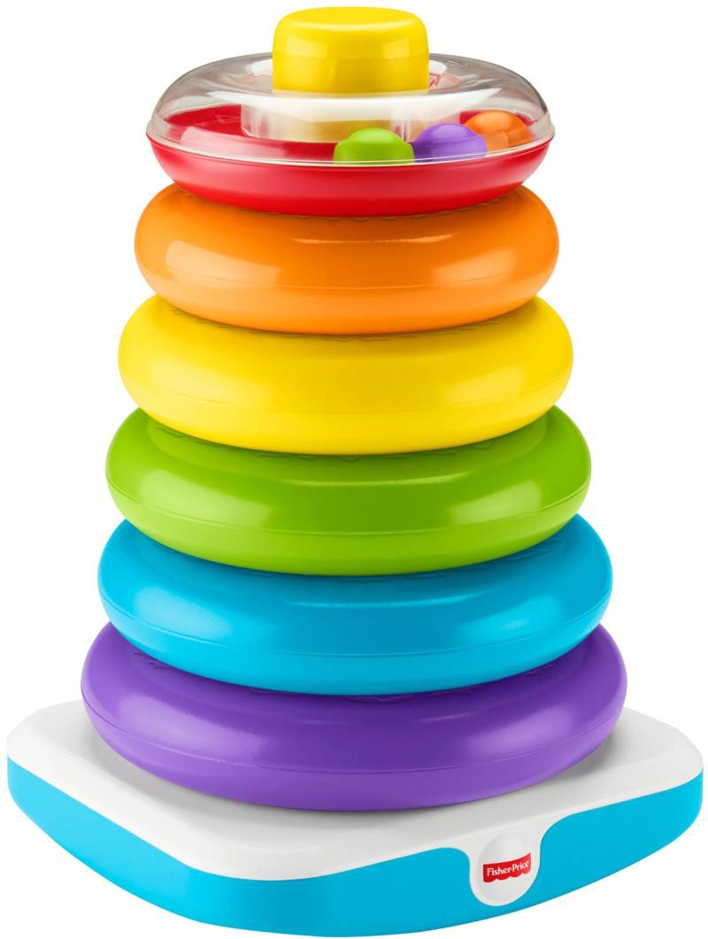 Fisher-Price Giant Rock-a-Stack Aktivitätsspielzeug, Babyspielzeug von Fisher-Price