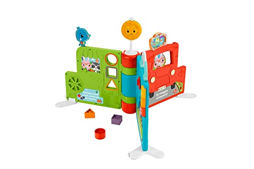 Fisher-Price HCL05 - Riesen Sitz & Steh Erlebnisbuch, italienische Version, ab 6 Monaten von Fisher-Price