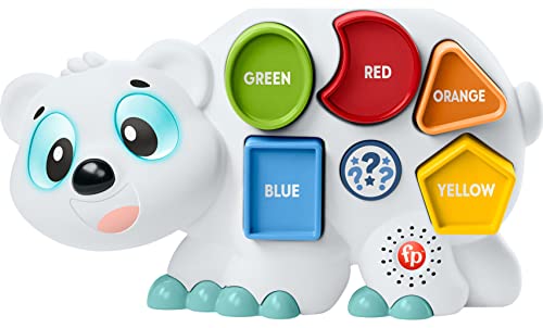 Fisher-Price HFT75 Linkimals Puzzlin' Shapes Eisbär Spielzeug, Multicolor von Fisher-Price