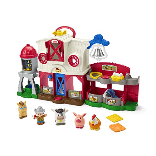 Fisher-Price HHX14 Little People Farm kümmert Tiere, Multi von Little People