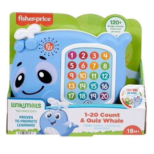 Fisher-Price HJR69 Linkimals Interaktives Wal, Mehrfarbig, Multicolour von Fisher-Price