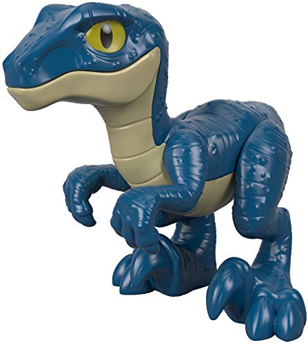 Fisher-Price IMAGINEXT Jurassic World Raptor blau (ca. 8 cm hoch) von Fisher-Price