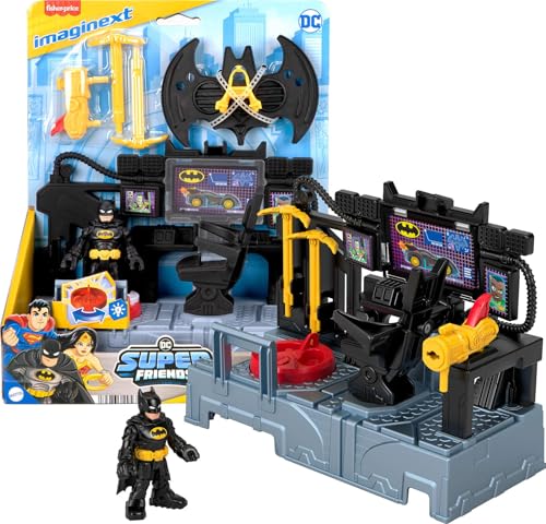 Fisher-Price Imaginext DC Super Friends Batman-Spielset mit Lichtern für Vorschulkinder ab 3 Jahren von Fisher-Price