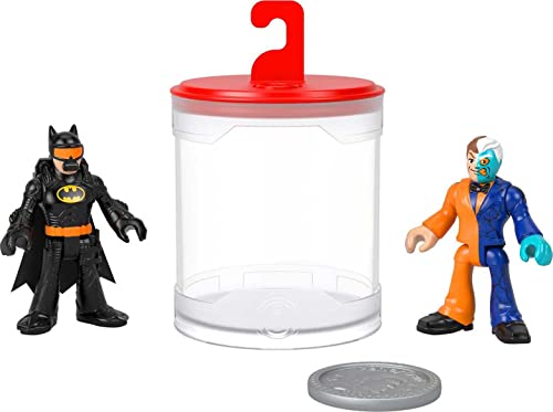 Fisher-Price Imaginext DC Super Friends Batman-Spielzeug, Farbwechsel-Figuren-Set, Batman & Zwei-Face, für Vorschulkinder ab 3 Jahren von Fisher-Price