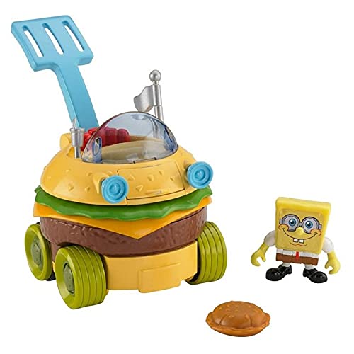 Fisher Price - Imaginext Spongebob Squarepants Krabby Patty Hamburger Wagon Autoburger GKG34 von Fisher-Price