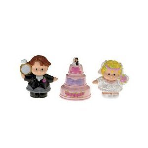 Fisher Price Little People Bride & Groom Hochzeit 3 Stück von Fisher-Price