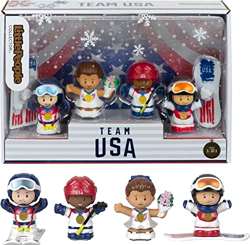 Fisher Price - Little People Collector Team USA Winter 4-Pack von Fisher Price