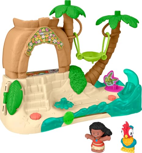 Fisher-Price Little People JGP44 Kleinkind-Spielzeug, Disney-Prinzessin, Vaiana-Abenteuer-Dorf, Spielset mit Figuren für Rollenspiele, Kinder ab 18 Monaten Fisher-Price Little People JGP44 Kleinkind-Spielzeug, Disney-Prinzessin, Vaiana-Abenteuer-Dorf, Spielset mit Figuren für Rollenspiele, Kinder ab 18 Monaten von Disney Princess