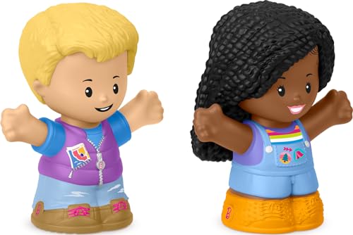 Fisher-Price Little People Kleinkind-Spielzeug, Barbie-Camper-Figuren-Set mit 2 Charakteren, für Vorschulspiel, ab 18 Monaten von Fisher-Price