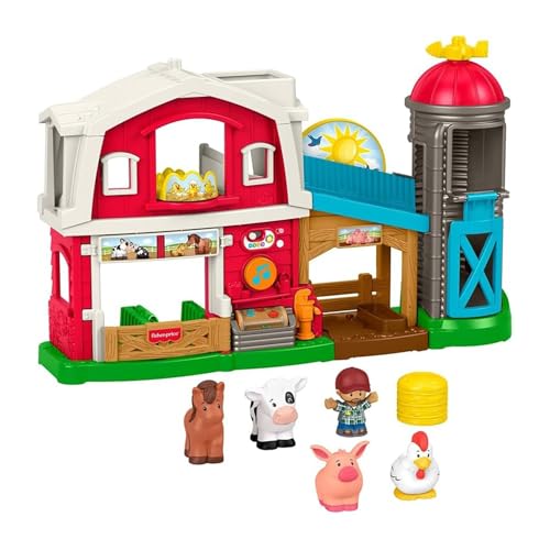 Fisher-Price Little People Spielset Bauernhofspaß, musikalisches und pädagogisches Spiel für Kinder ab 1 Jahr, mehrsprachige Version, JGX09 Fisher-Price Little People Spielset Bauernhofspaß, musikalisches und pädagogisches Spiel für Kinder ab 1 Jahr, mehrsprachige Version, JGX09 von Fisher-Price