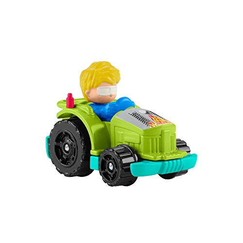 Fisher-Price Little People Wheelies GMJ22 Renntraktor mit Flammen von Fisher-Price