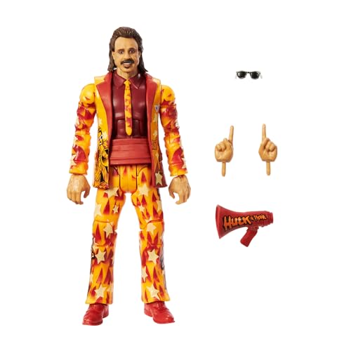 Fisher-Price Mattel WWE Elite Actionfigur Jimmy Hart Legends mit Zubehör HVF58 von Fisher-Price