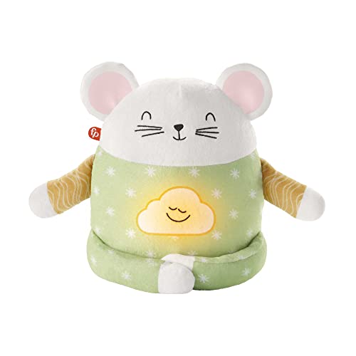 Fisher-Price HHH44 - Meditations-Maus – Entspannungs- und Schlafhilfe mit geführter Tages- und Abendmeditation und Musik für Kinder ab 2 Jahren, Niederländisch Version, HHH42 von Fisher-Price