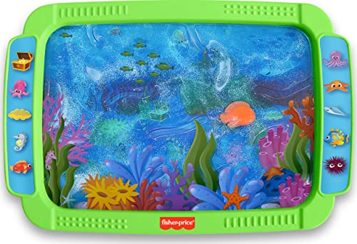 Fisher-Price Sensory Bright Vorschule sensorisches Spielzeug, Squish Scape, schmutzfreies Goo Tablet für taktiles Spielen, ab 3 Jahren von Fisher-Price