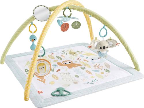 Fisher Price Simply Senses sensorische Erlebnisdecke Spielmatte für Babys mit 6sensorischen Spielze von Fisher Price