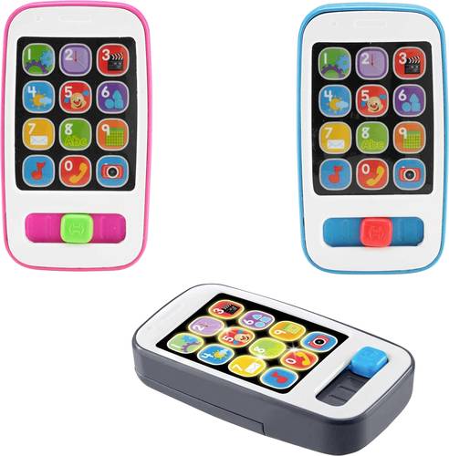 Fisher Price Smartphone Musiklernspielzeug für Babys, grau HXB89 von Fisher Price