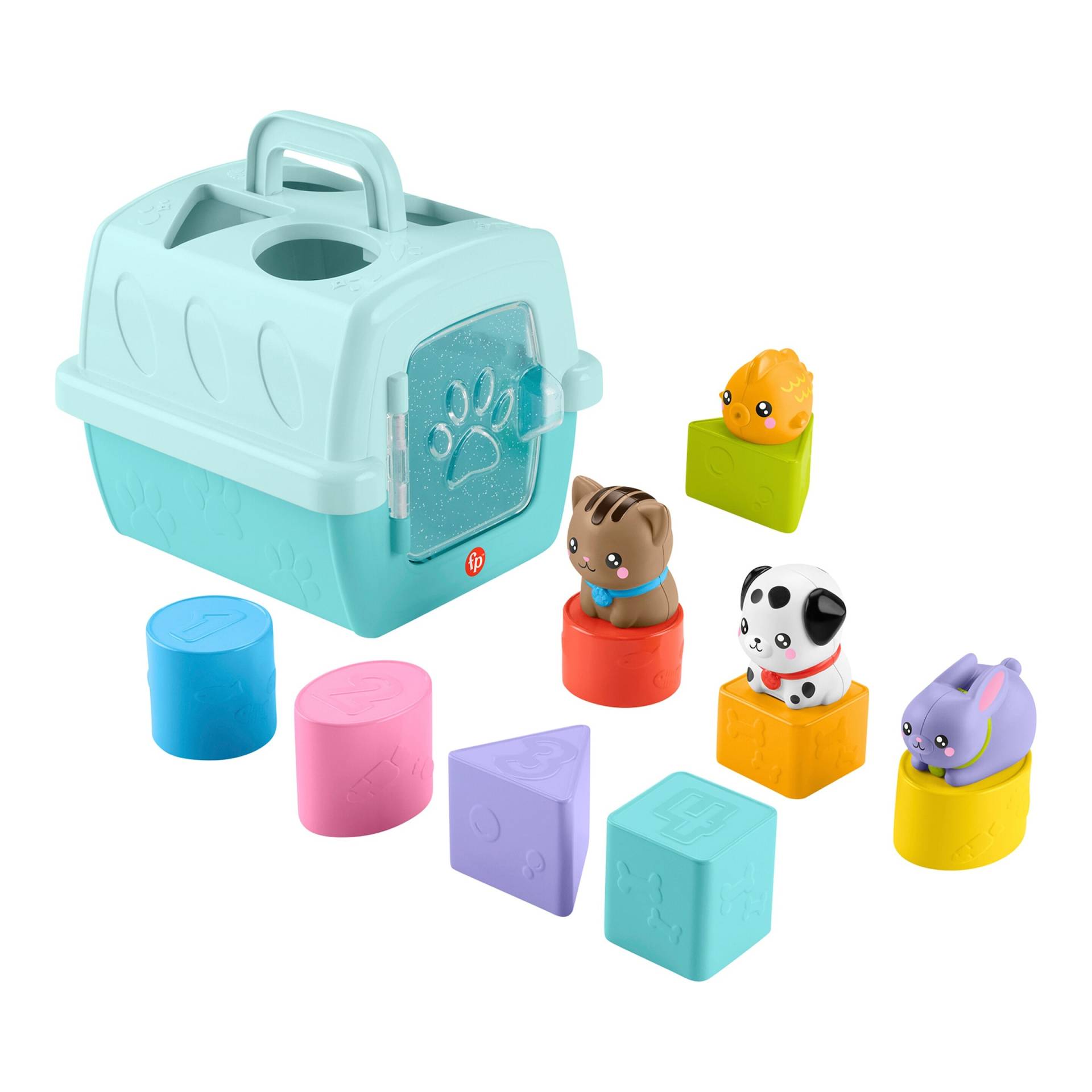 Fisher-Price Sortierbox PETS Meine Tierfreunde Bausteine von Fisher-Price