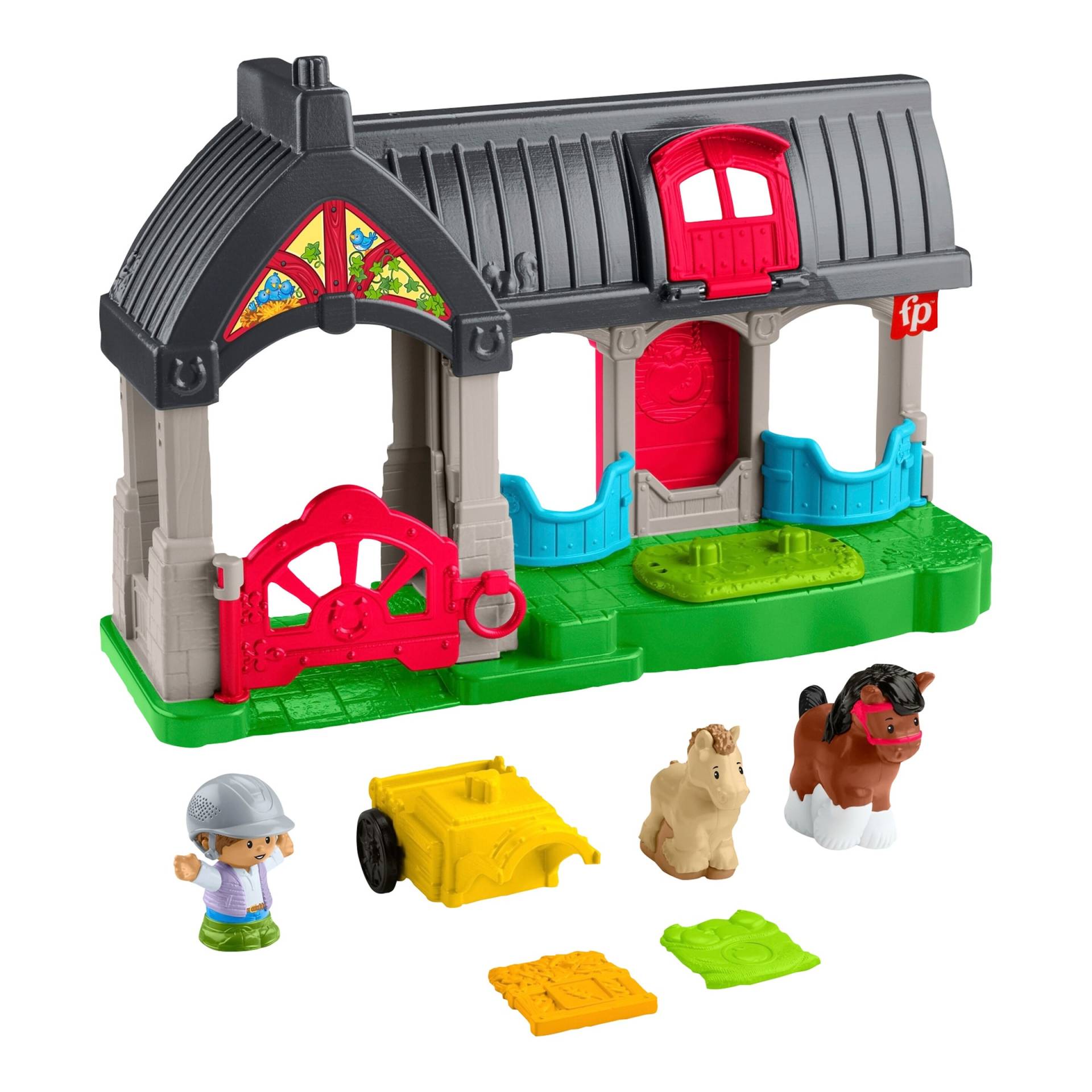 Fisher-Price Spielset Niedlicher Pferdestall Little People von Fisher-Price