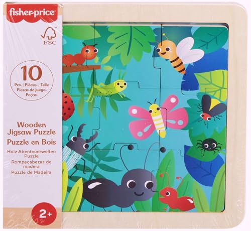 Fisher-Price Spielzeug für Babys, Dschungelfreunde, aus Holz, für Kinder ab 2 Jahren Fisher-Price Spielzeug für Babys, Dschungelfreunde, aus Holz, für Kinder ab 2 Jahren von Fisher-Price