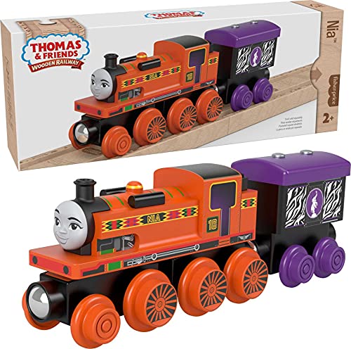 Fisher Price - Thomas and Friends Wood Nia Engine & Car von Fisher Price