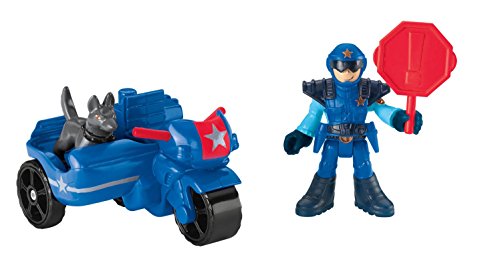 Imaginext City Police Cycle and Dog von Fisher-Price