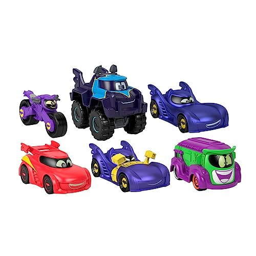 Fisher-Price DC Batwheels Spielautokollektion im Maßstab 1:55, Fahrzeuge für Rennen und Rollenspiele von Kindern ab 3 Jahren, jeweils separat erhältlich, HML12 von Fisher-Price