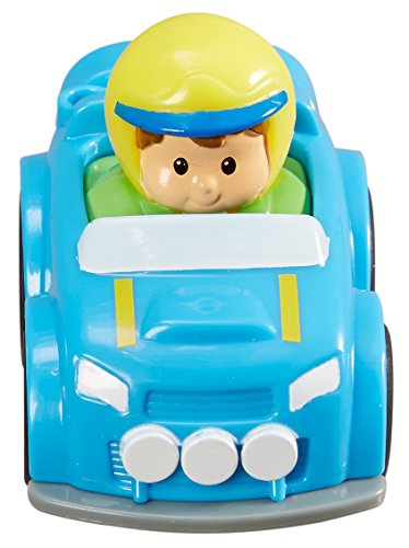 Mattel Fisher Price Little People Junge Rennauto blau von Fisher-Price