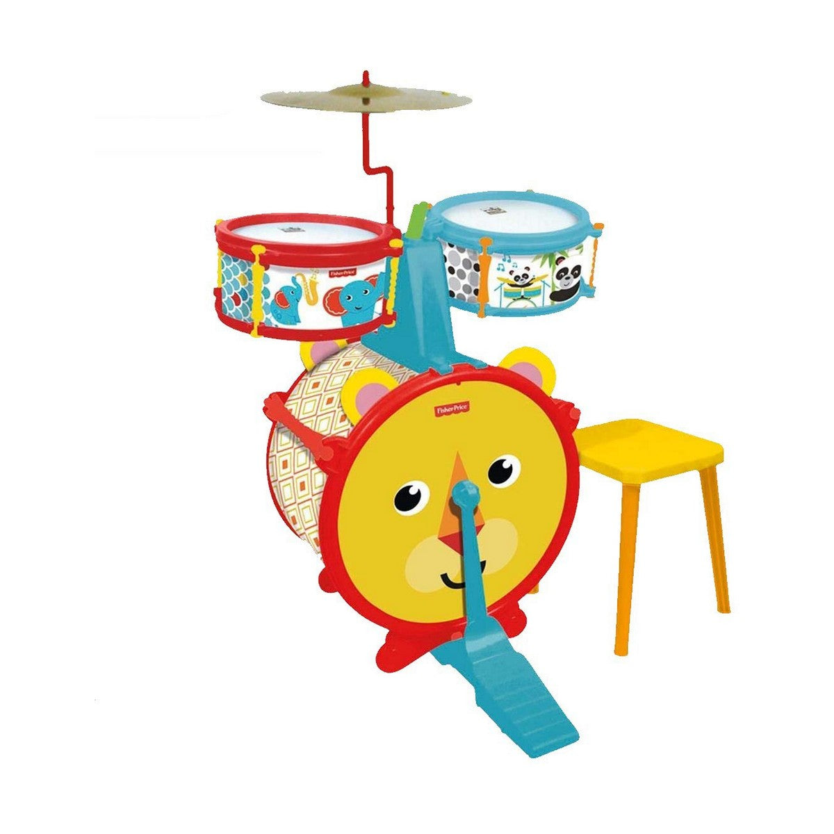 Schlagzeug Fisher-Price   Kunststoff 55 x 38 x 36 cm tiere Schlagzeug Fisher-Price   Kunststoff 55 x 38 x 36 cm tiere von Fisher-Price