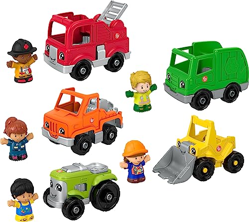 Toddler Playset Activity Vehicles Toy Set with 10 Toys for Preschool Pretend Play Ages 1+ Years von Fisher-Price