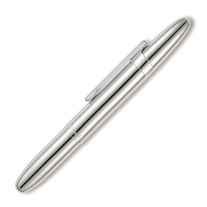 Fisher Kugelschreiber Bullet Space Pen Chrom glatt von Fisher