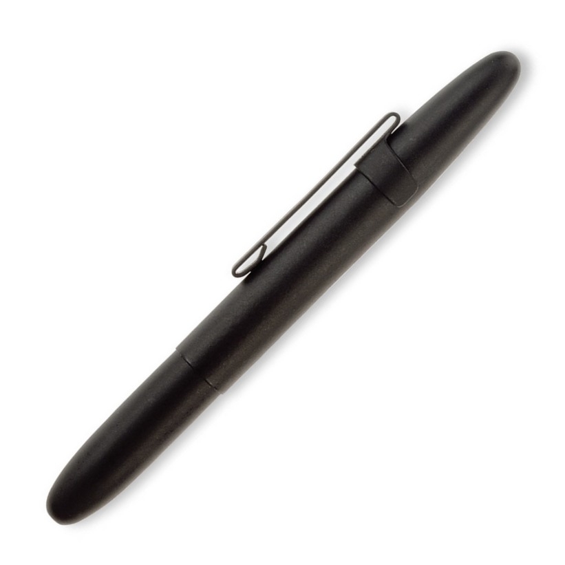 Fisher Kugelschreiber Bullet Space Pen matt schwarz mit Clip von Fisher