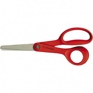 Fiskars Kinderschere Linkshänder Rot 13,5cm von Fiskars