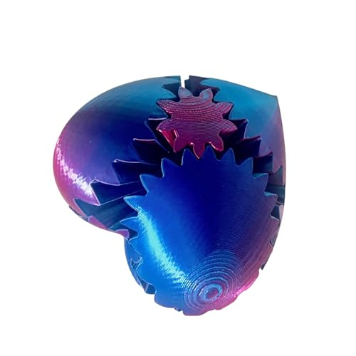 Fisssure Gear Fidget Toy, 3D-gedrucktes Fidgetspielzeug, vielseitiges rotierendes Zahnrad, 3D-Kugel, kreativer Fidget Gear-Ball, Fidget Spielzeug für Erwachsene von Fisssure