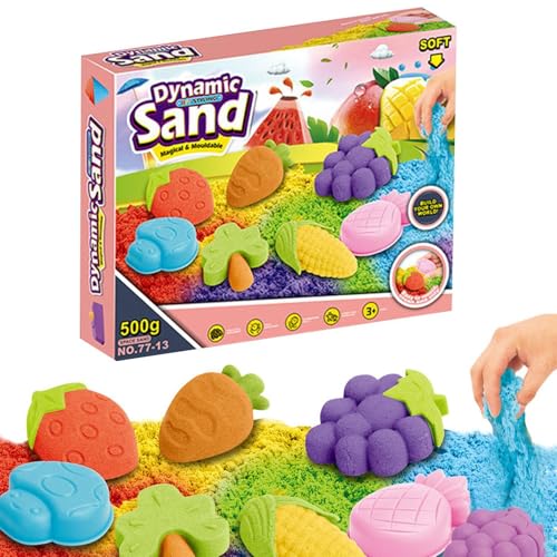 Fisssure Sandspielzeug, Sand, Sand, sensorisches Spielzeug, Sandspielzeug, Lernspielzeug, sensorisches Sandspielzeug, künstliches Sandspielset, feinmotorisches Spielzeug für Füller von Fisssure