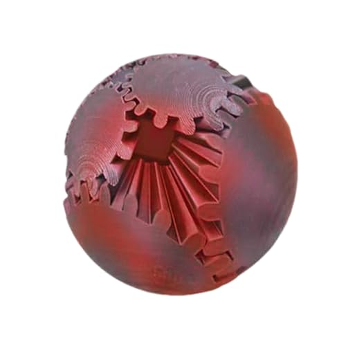 Gear Ball Toy – Fidget Toy, Gear-Ball, 3D-Druck, rotierendes Spielzeug, Stressabbau, Angst, entspannend, Fidget Gear, Spielzeug, sensorischer Spinball für Erwachsene und Kinder von Fisssure