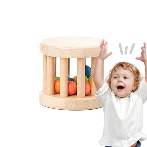 Regentropfen-Spielzeug Aus Holzperlen – Regenmacher-Spielzeug, Holz-Regenstab Für Die Frühe Bildung | Baby-Klangaufklärung Früherziehung Kindergarten-Lehrmittel, Kindergartenunterricht Für Klangaufklä von Fisssure