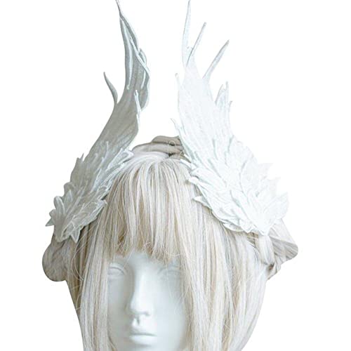 Fituenly Anime Cosplay Requisiten Haarzubehör Für Halloween Party Angel Wings Kopfschmuck Lolita Hair Accessoires Haarnadel von Fituenly