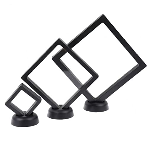 Floating Display Frame 3pcs 3D Coin Display Stand Suspension Case Holder for Medaillons Challenge Chip Jewelry von Fituenly