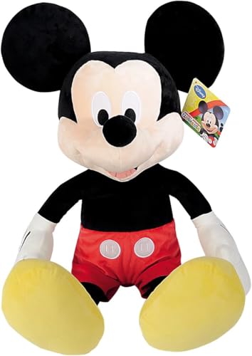 XXL Micky Maus Kuscheltier 80 cm - XXL Disney Mickey Mouse Clubhouse Plüsch Tier Micky Maus Stofftier von Fitwish